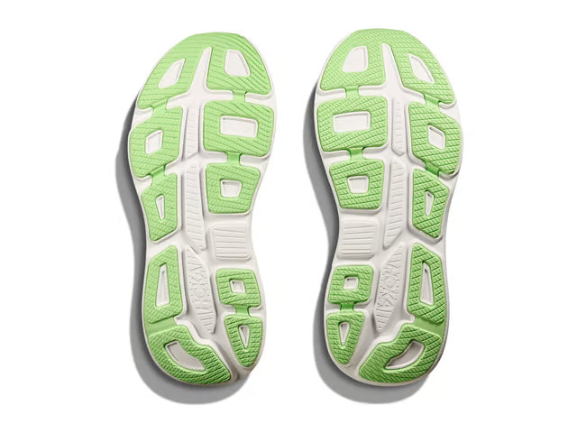 HOKA Bondi 9 Running Shoe – Mint, Lime & Black