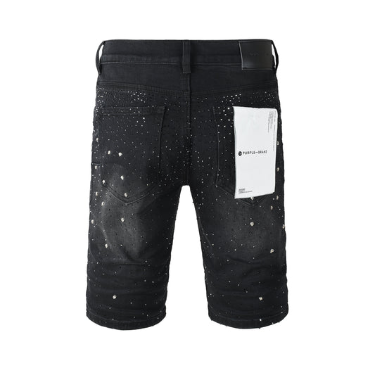 LILA Shorts Kristalle 5106
