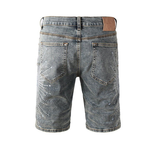 LILA Shorts Kristalle 5093