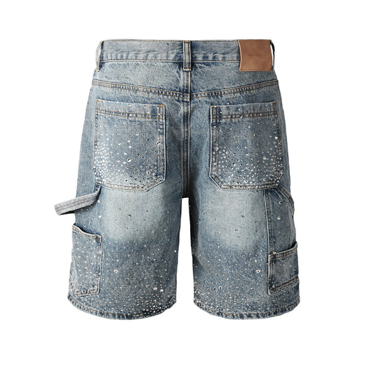 LILA Shorts Kristalle 5097