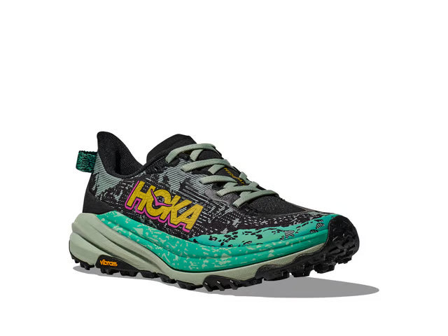 HOKA Speedgoat 6 – Black, Teal & Sage