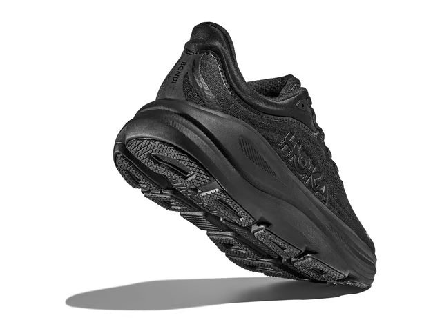 HOKA Bondi 9 Running Shoe – Black & Charcoal