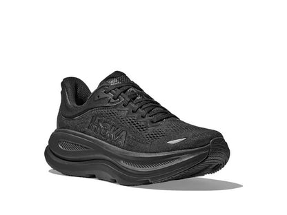 HOKA Bondi 9 Running Shoe – Black & Charcoal