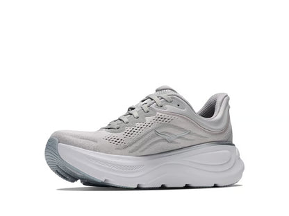 HOKA Bondi 9 Running Shoe – Grey, Black & White