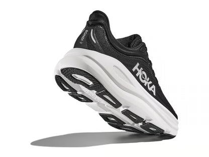 HOKA Bondi 9 Running Shoe – Black & White