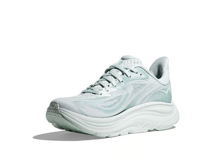 HOKA Clifton 10 – Pale Mint & Light Grey
