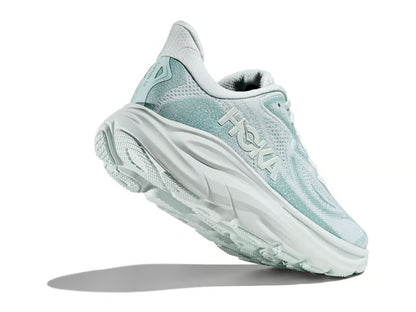 HOKA Clifton 10 – Pale Mint & Light Grey