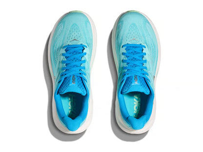HOKA Clifton 10 – Aqua, Blue & White