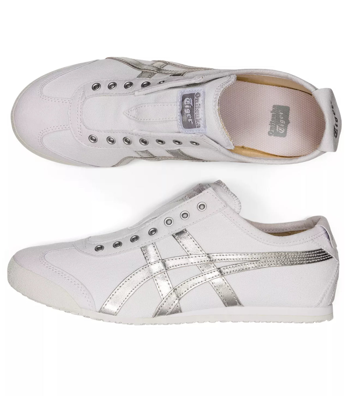 Onitsuka Tiger MEXICO 66 SLIP-ON 1183A962 101 WHITE PURE SILVER