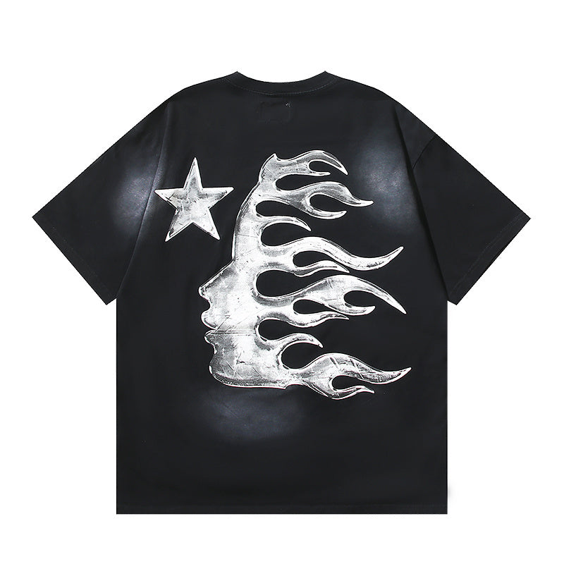 Hellstar Path To Paradise ロゴ ジェル ブラック Tシャツ