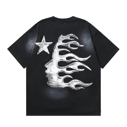 Hellstar Path To Paradise ロゴ ジェル ブラック Tシャツ