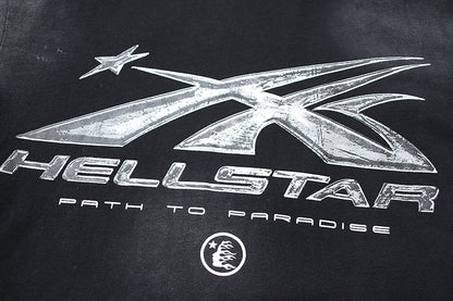Hellstar Path To Paradise ロゴ ジェル ブラック Tシャツ