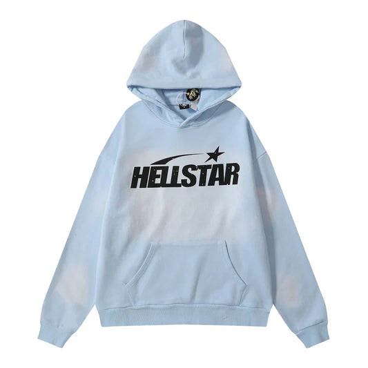 ヘルスター フーディ ライトブルー ブラック