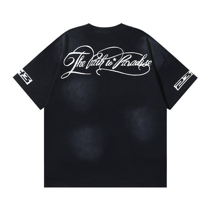 ヘルスター P2P パス トゥ パラダイス グラフィック Tシャツ ブラック