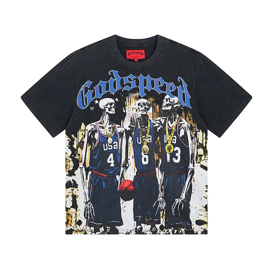 GodSpeed Basketball Grafik-T-Shirt