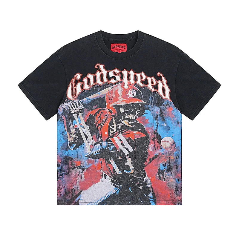 ゴッドスピード フットボール グラフィック Tシャツ