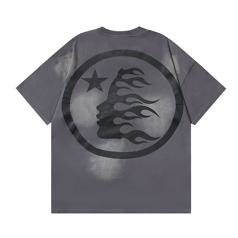 ヘルスター クラシック ロゴ Tシャツ グレー/グリーン