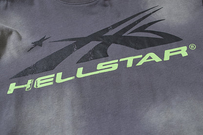 ヘルスター クラシック ロゴ Tシャツ グレー/グリーン