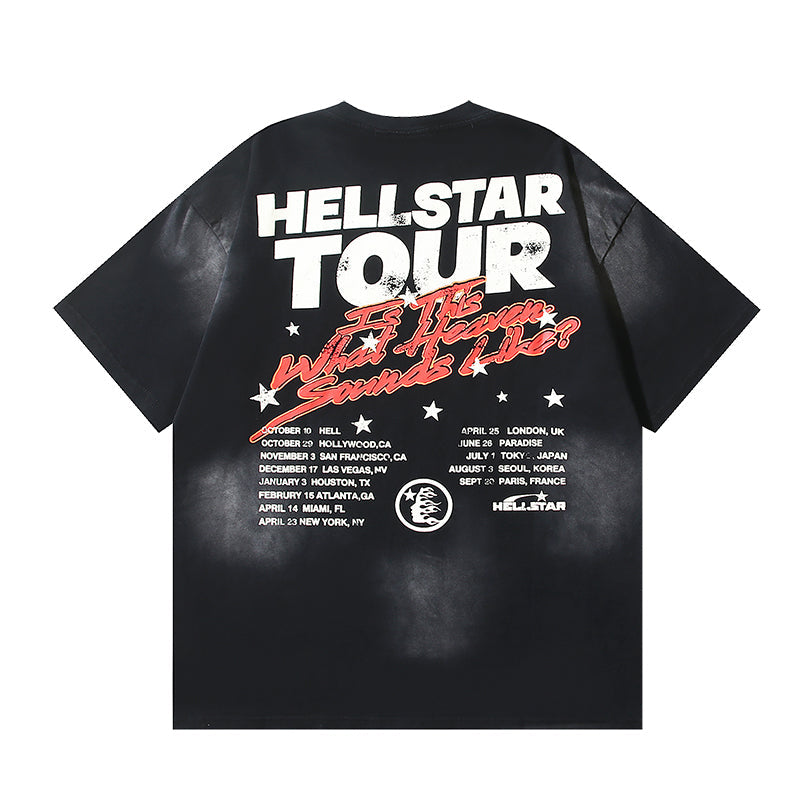 ヘルスター ツアー パス トゥ パラダイス Tシャツ ブラック レッド