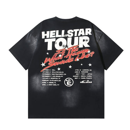 ヘルスター ツアー パス トゥ パラダイス Tシャツ ブラック レッド