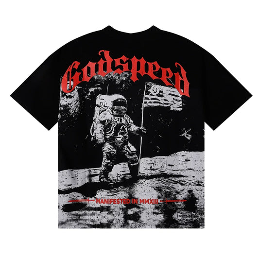 Astronauten-T-Shirt "Godspeed"