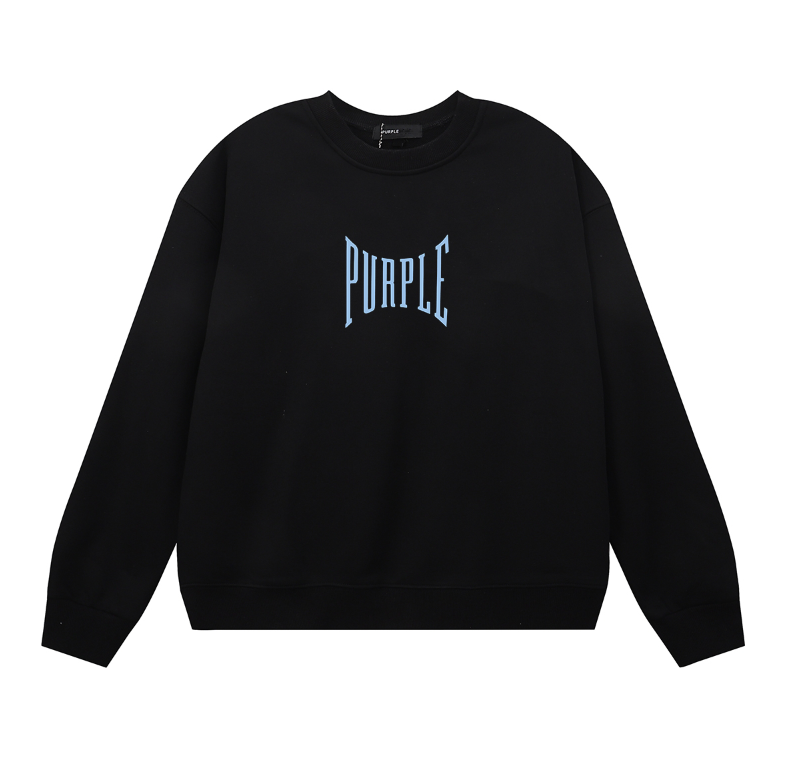 パープル メンズ 長袖 Tシャツ トレーナー 1156