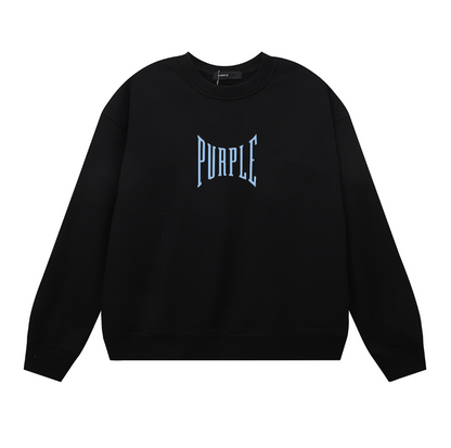 パープル メンズ 長袖 Tシャツ トレーナー 1156