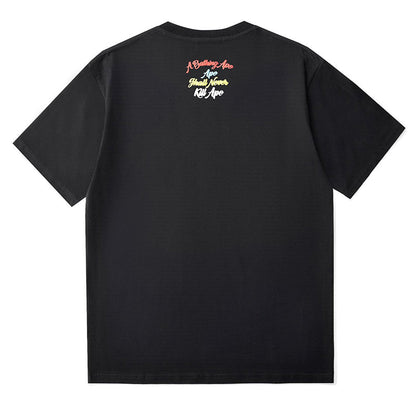 BAPE BAPE カラーカモカレッジTシャツ
