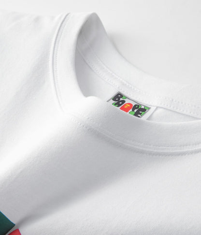 BAPE BAPE カラーカモカレッジTシャツ