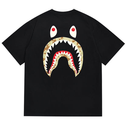 BAPEX ステューシー シャーク プリント Tシャツ