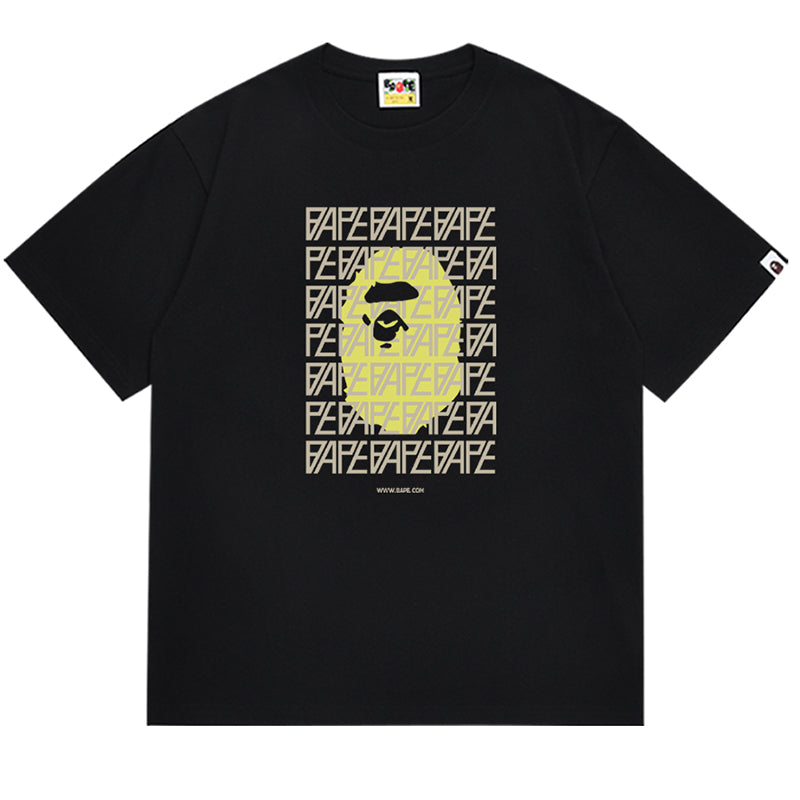 BAPEロゴモノグラムTシャツ