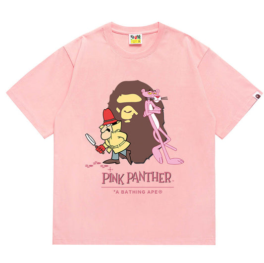 BAPE X ピンクパンサー エイプヘッドTee