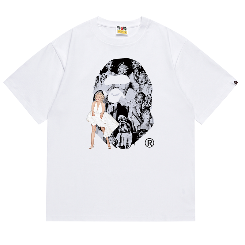 BAPE A BATHING APE x マリリン・モンロー ビッグエイプヘッドTee