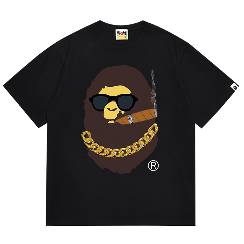 BAPE エイプヘッド スモーキングプリント ロサンゼルス限定Tシャツ