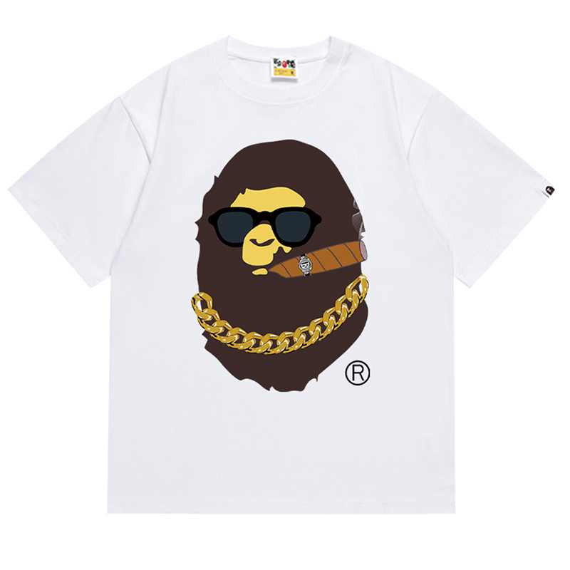 BAPE エイプヘッド スモーキングプリント ロサンゼルス限定Tシャツ