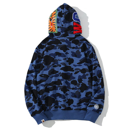 BAPE WGM Camo Kapuzenpullover mit Reißverschluss