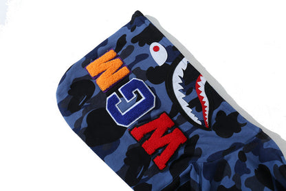 BAPE WGM Camo Kapuzenpullover mit Reißverschluss