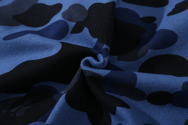 BAPE WGM Camo Kapuzenpullover mit Reißverschluss