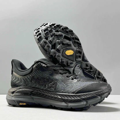 HOKA Mafate Speed 4 – Black & Charcoal Grey