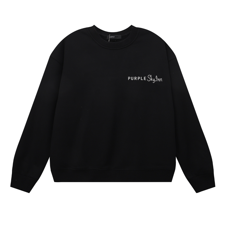 紫 メンズ 長袖Tシャツ スウェットシャツ 1150