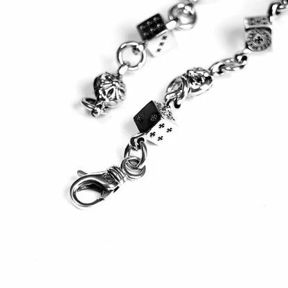 クロムハーツ DICE AND CROSSBALL BRACELET -4