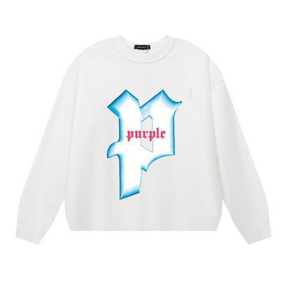 紫 長袖Tシャツ トレーナー 1151
