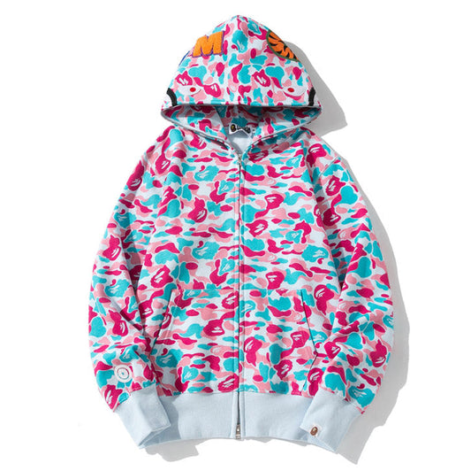 BAPE マイアミシティ限定 カモフラージュ シャークスウェットシャツ