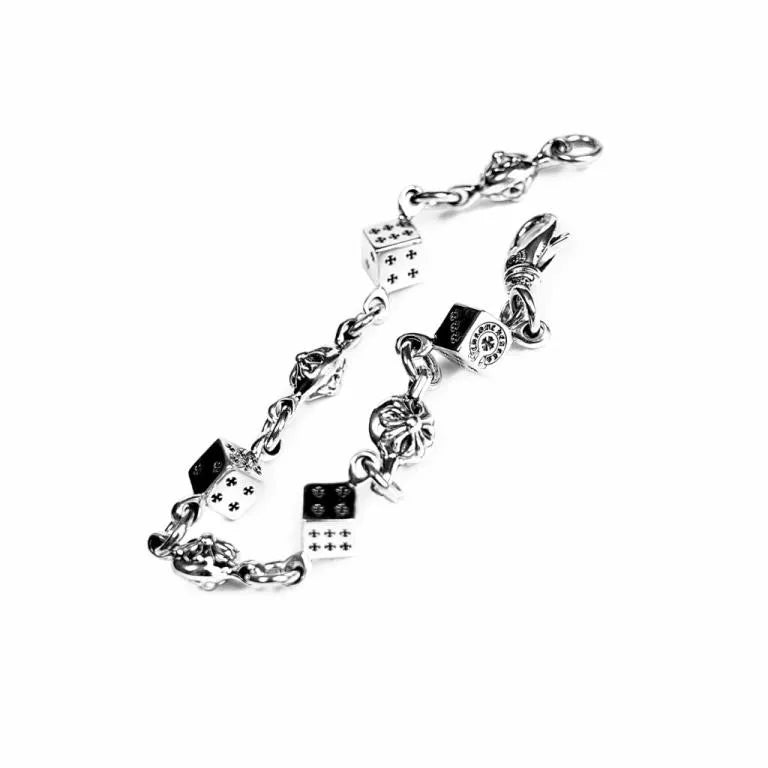 クロムハーツ DICE AND CROSSBALL BRACELET -4