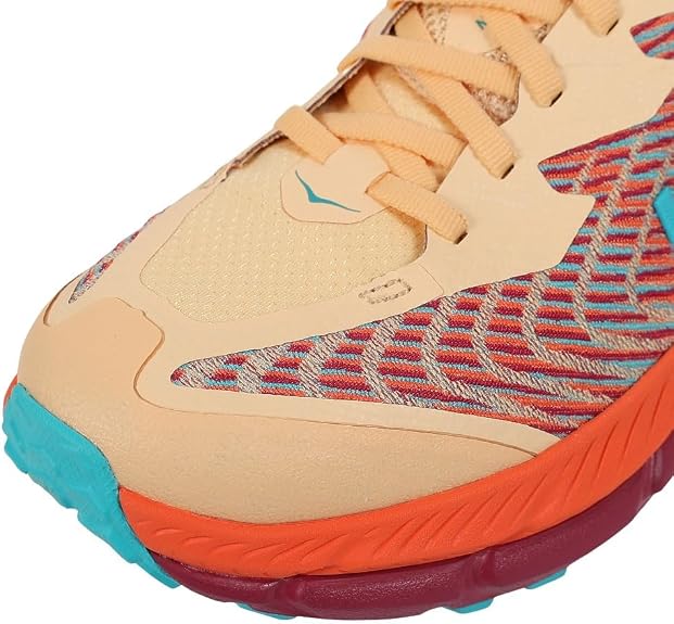 HOKA Mafate Speed 4 – Cream, Coral & Teal