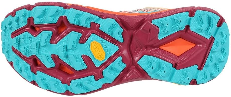 HOKA Mafate Speed 4 – Cream, Coral & Teal
