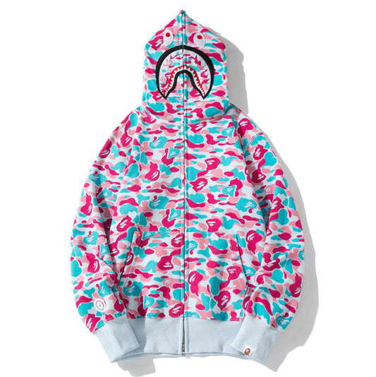 BAPE マイアミシティ限定 カモフラージュ シャークスウェットシャツ