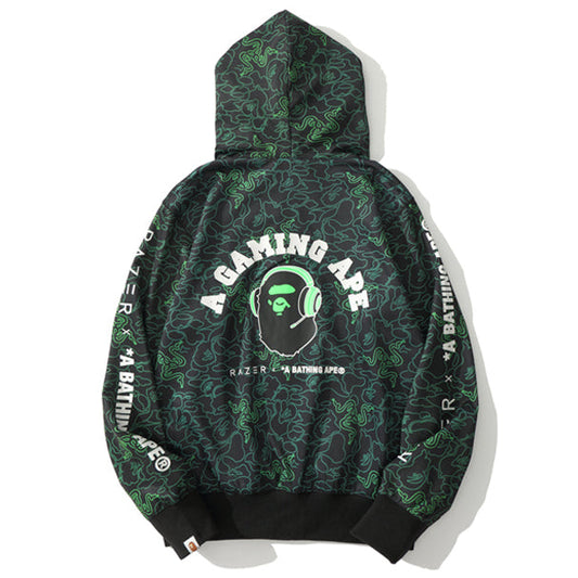 BAPE シャーク スネーク ジップフーディ