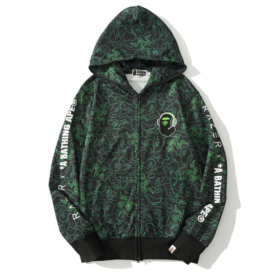 BAPE シャーク スネーク ジップフーディ