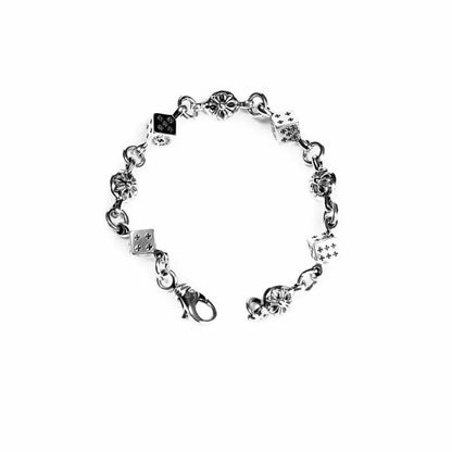 クロムハーツ DICE AND CROSSBALL BRACELET -4